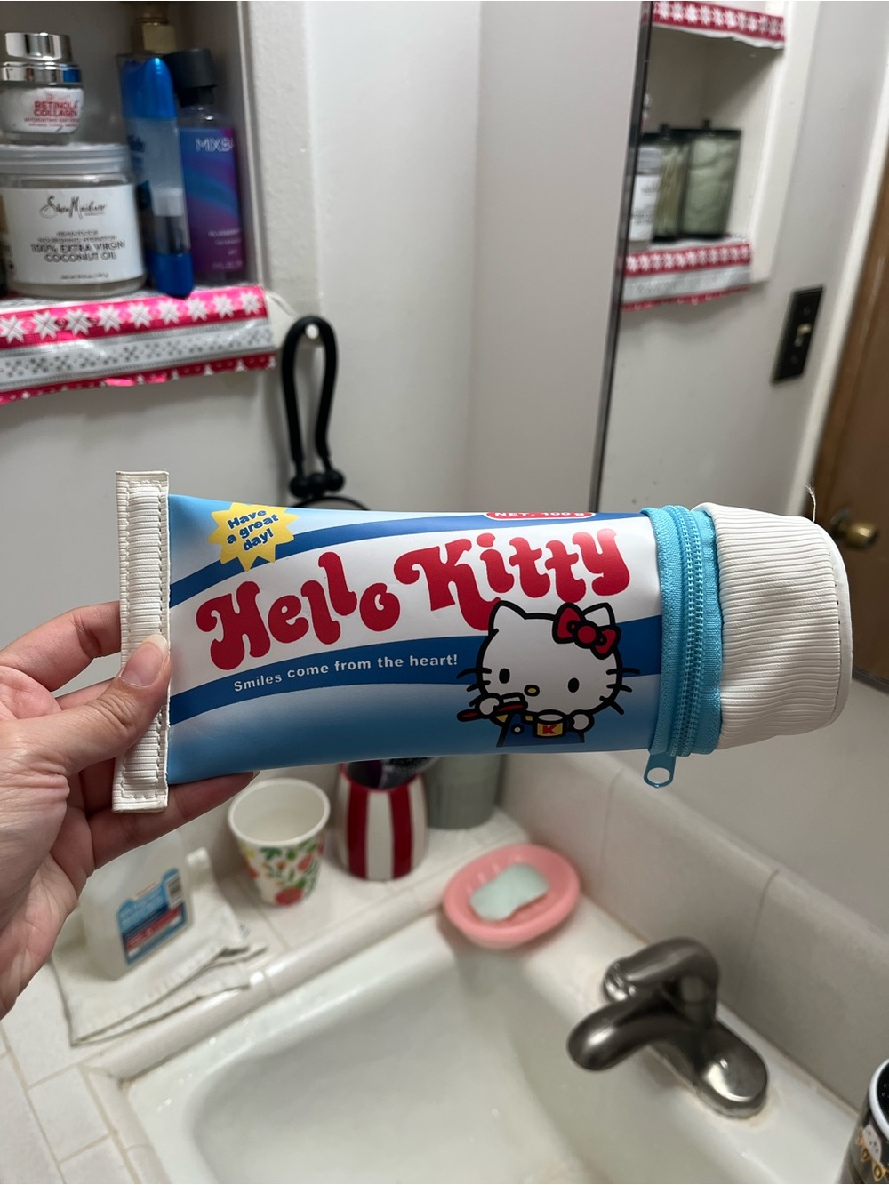 Hello Kitty Toothpaste Pencil Case